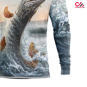 Venta Directa de Fábrica, Precio Razonable, Camisa de Pesca de Secado Rápido para Hombre, Ajuste Cómodo, Manga Larga, Servicio OEM - Product Image 4