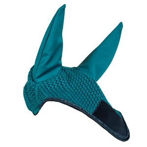 Custom Logo Horse Ear Bonnet Elegant <b>Fly</b> Veil Premium Breathable Equestrian Riding Gear OEM ODM Factory Wholesale Supply - Product Image 3