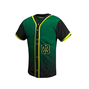 New Arrival Custom Made Professional Baseball Uniforms Short Printed Front 100% Polyester Breathable Quick Dry OEM ODM Service - Product Image 3