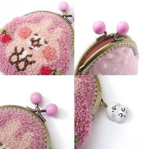 Kit de bordado de monedero de animales pequeños hecho a mano de alta calidad, técnica de aguja perforadora para costura de plástico - Product Image 4