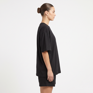 Camiseta Corta Informal Vintage de Diseño Personalizado para Mujer, Tops Ajustados de Algodón, Camisetas y Pantalones Cortos para Mujer, Conjuntos de Mujer - Product Image 2