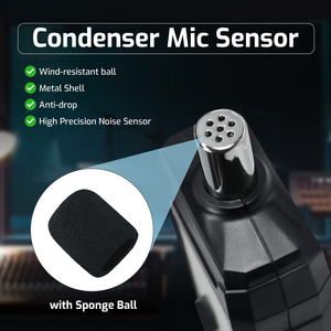 Medidor de nivel de sonido digital de 30-130dB, ponderación A, pantalla LCD grande, micrófono de alta sensibilidad, medidor de decibeles para oficina y hogar - Product Image 4