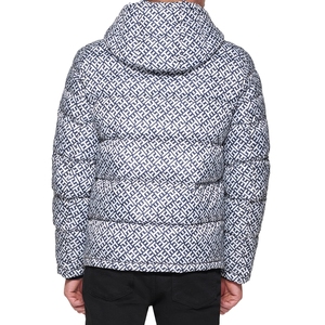 Custom New Arrival Winter <b>Warm</b> Breathable <b>Men's</b> Stand Collar Zipper Closure Regular Puffer <b>Jacket</b> Cotton Filling Nylon Fabric - Product Image 3