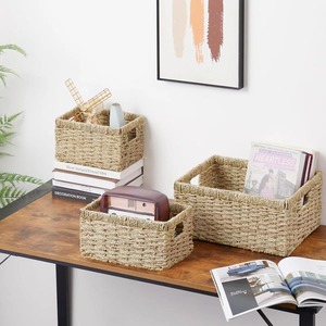 Set Of 3 Hand-Woven <b>Storage</b> <b>Baskets</b> For Organizing Handmade <b>Storage</b> <b>Basket</b> Wholesale eco-friendly Made in Vietnam - Product Image 3