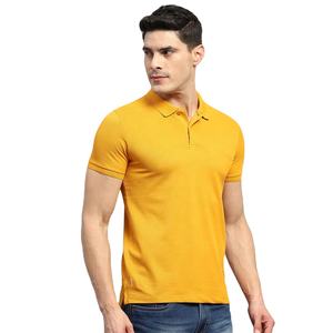 T-shirt polo personnalisé à manches courtes en coton avec logo personnalisé et broderie Chemises polo pour hommes pour tenue décontractée et de bureau - Product Image 2