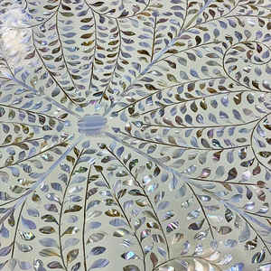 Tables basses incrustées d'os pour décoration intérieure distinctive - Product Image 4