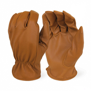 High Quality Cow Grain Leather Safety <b>Driver</b> <b>Gloves</b> with Anti-Slip Durable Design for Industrial Work - Product Image 4