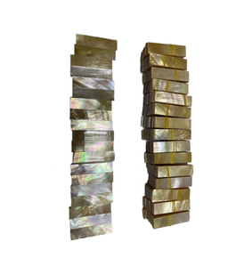 Incrustations de coquille de nacre noire de qualité supérieure et taille de feuille 20mm pour la décoration murale de la maison par Seashell Crafts - Product Image 3