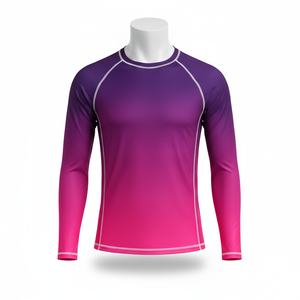 Chemise de compression unisexe à manches longues en tissu écologique pour BJJ, MMA, Jiu Jitsu, grappling, entraînement sportif, séchage rapide - Product Image 1