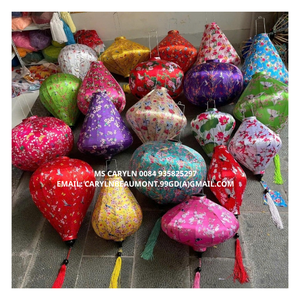Lanternes en soie en gros pour la décoration de restaurants, les festivals, les événements et les fêtes - Lanternes en tissu de soie fabriquées au Vietnam - Taille personnalisée - CARYLN - Product Image 2