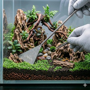 Herramienta para Acuarios, Raspador de Arena de 12.5 Pulgadas, Herramienta de Acuapaisajismo Directo de Fábrica - Product Image 1