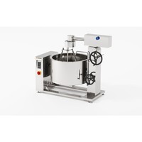 Chaudière à vapeur rotative à induction Amicook 380V/440V, modèle élégant et commercial pour cuisson automatique à la vapeur, avec fonction de recette.