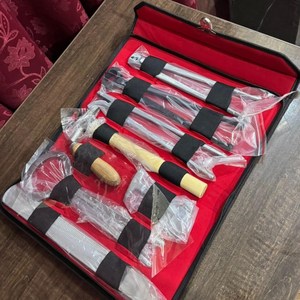 Kit de 7 outils chirurgicaux réutilisables Ruya pour le soin des chevaux, coupe de sabots et ébénisterie équine - Product Image 2