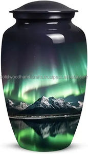 Vente chaude de haute qualité belle conception en laiton adulte urnes de crémation pour les cendres urnes faites à la main urnes funéraires - Product Image 2