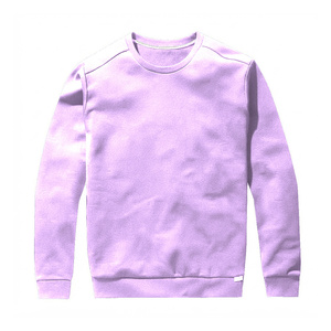 Sudadera Lisa de Cuello Redondo para Hombre, Informal, de Manga Larga, Forro Polar, Cálida para Invierno, Color Sólido, Unisex, 100% Algodón, Secado Rápido - Product Image 1