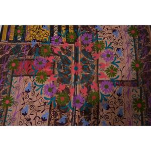 Manta india boho kantha suzani bordada a mano, vintage, de algodón, con diseño floral, ecológica, lavable, para el hogar. - Product Image 1