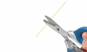 Stainless Steel <b>Fishing</b> Line Scissors with Blue Handle for <b>Fishing</b> <b>Tackle</b> - Product Image 3