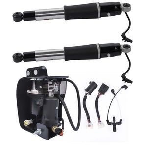 2pcs Rear Shock Absorbers 1pc Air Compressor Compatible for Cadillac Escalade Chevy Suburban GMC Yukon 2015-2019 Model 23151122 - Product Image 4