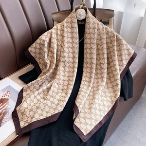 Kneka Muslim Solid 100% <b>Silk</b> Square Scarf for Women Multi-Functional Fashion Accessory All Seasons - Product Image 5
