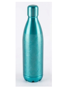 ขวดน้ำโลหะทองแดง ดีไซน์มินิมอล พกพาสะดวกสำหรับการเดินทาง - Product Image 1