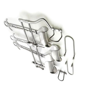 Écarteur chirurgical orthopédique auto-fixant Balfour en acier inoxydable à lames réglables, manuel, certifié CE & MOL, pour chirurgie générale - Product Image 2