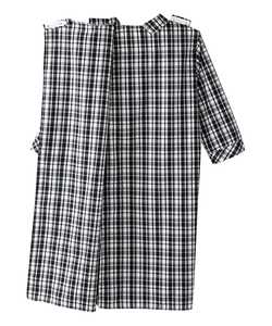 Robes d'hôpital unisexes en coton tricoté à manches courtes et longues, coupe-vent, séchage rapide, avec logo personnalisé, à nouer dans le dos, pour l'été et l'automne - Product Image 4