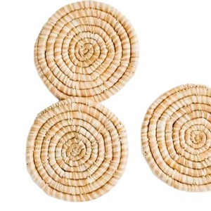 Hot Selling Design Rattan Coaster Jute Coaster Rope Coaster Place Mats Woven Rattan Coaster Mats At very good wholesale Price - Product Image 1