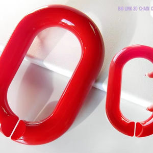 โซ่เชื่อมเรซิ่นแบบกำหนดเอง เป็นมิตรกับสิ่งแวดล้อม ขนาดใหญ่ หลายสี ทำด้วยมือ สำหรับตกแต่งบ้าน BY - Product Image 1