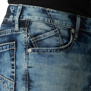 Shorts de mezclilla personalizados al por mayor con MOQ bajo para hombre, shorts de mezclilla para hombre con logotipo personalizado y diseño de última moda - Product Image 5