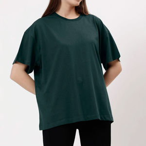 Nouvel Arrivage – T-shirt Oversize Streetwear Femme en Coton Respirant pour l'Été – Tailles et Couleurs Personnalisables – Vente en Gros - Product Image 4