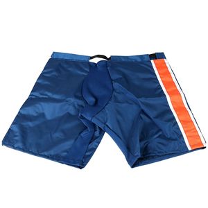 Low MOQ Custom Logo Sublimated Summer Sports Tournament <b>Shorts</b> Breathable <b>Polyester</b> Fabric Ice Hockey Pant Shell Stretch - Product Image 5