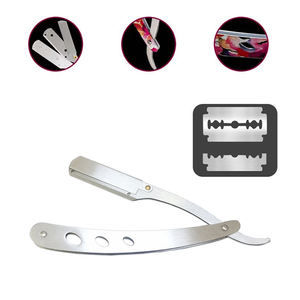 RSI Folding Barber <b>Razor</b> Stainless Steel Single Blade for <b>Men</b> Face Shaving Personal Care - Product Image 3