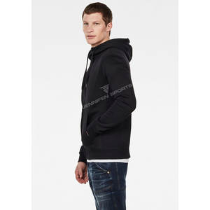 Sweat à capuche zippé de haute qualité 220g en coton/polyester, coupe oversize avec épaules tombantes et cordons, pour homme, séchage rapide, idéal hiver - Product Image 5