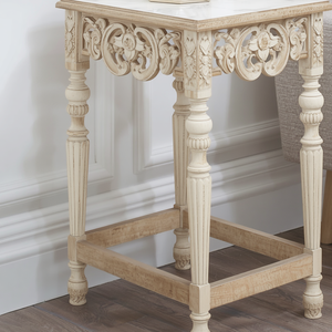 Solid Wood Furniture <b>Legs</b> Collection for Sofa Cabinet <b>Table</b> Bed Durable Replacement with Carved Detail and Smooth Natural Finish - Product Image 2