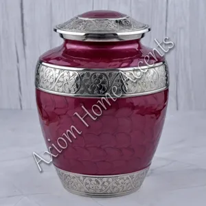 Urne funéraire élégante et artisanale de style moderne pour les êtres chers par Axiom Home Accents avec un design artisanal contemporain - Product Image 4