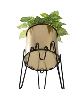 Pots de jardin décoratifs au design tendance, finition brillante, jardinières en métal, fabricant et fournisseur de jardinières en acier - Product Image 3