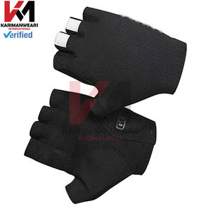 Gants de cyclisme pour hommes, rembourrage de 5 mm, respirants, antidérapants, demi-doigts, pour une meilleure adhérence et un confort léger - Product Image 2