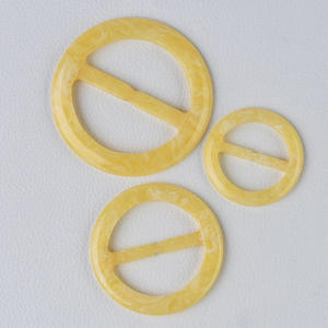หัวเข็มขัดเรซิ่นทรงวงรีสีสันสดใสสำหรับตกแต่งกระเป๋า - Product Image 3
