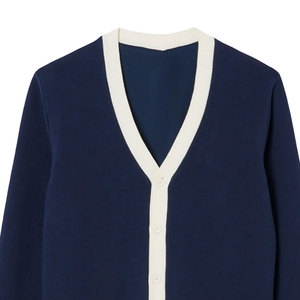 Vente en gros de pulls à col en V de haute qualité avec logos personnalisés pour les sororités/fraternités/écoles/collèges/universités, cardigans avec logos - Product Image 4