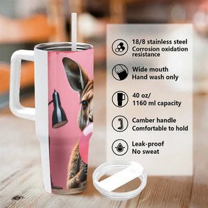 40oz <b>Large</b> Capacity Stainless Steel Tumbler For Community Fundraising Events - Product Image 5