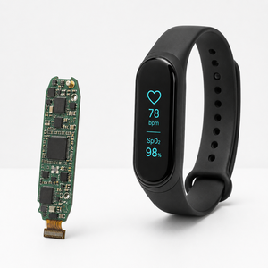 Custom Unisex Smart Wristband & <b>Watch</b> with Custom Display | Hardware Firmware OEM/ODM Manufacturing - Product Image 2