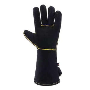 Gants de soudage en cuir de vache, résistants aux hautes températures, aluminisés, imperméables, anti-brûlures, pour l'hiver - Product Image 1
