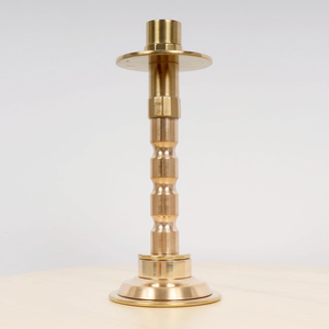 Vintage Solid <b>Brass</b> Candle Holder Stick <b>Antique</b> <b>Brass</b> Candlestick Holder Taper Candle Stand Decorative Tabletop Home Decor - Product Image 1