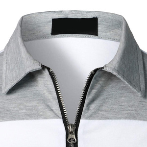 Polos de diseño minimalista para hombre, polos lisos de manga larga personalizados para marcas privadas y personalización. - Product Image 4