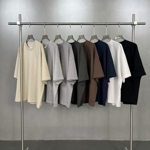 T-shirt Homme Coupe Boxy Oversize Manches Courtes Col Rond 100% Coton Haute Densité Personnalisable Streetwear Anti-boulochage Séchage Rapide - Product Image 4