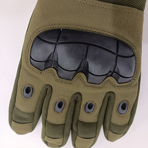 Guantes de Carreras con Dedos Completos, Color Verde Oliva, Diseño con Estampado Facial, Antideslizantes, Correa de Muñeca Ajustable, para Actividades al Aire Libre, Unisex - Product Image 4