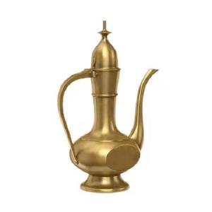 Pot à eau Surahi en laiton poli pour la décoration intérieure de luxe et une utilisation décorative artisanale indienne classique - Product Image 4