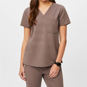 Nuevo Diseño de Uniforme Médico para Mujer, Venta al por Mayor, Precio Económico, Tela Suave y Transpirable, Uniforme de Enfermería Personalizable de Alta Calidad - Product Image 2