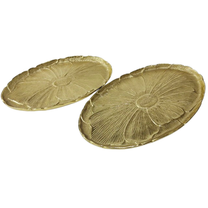 Plateau de service en métal finition argentée, artisanat de dernière génération, plateau à fruits antique en métal, plateau carré en aluminium fait main, vente en gros - Product Image 4