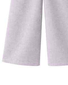 Pantalones Deportivos Cargo de Pierna Ancha Color Gris Claro Personalizados para Mujer, Pantalones de Forro Polar con Cintura Elástica, Bolsillos con Cremallera, Ropa Casual de Calle, Pantalones de Invierno - Product Image 5